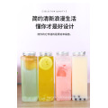 Landa Square Pet Plastic Juice Botles et Bottle Bottle avec couvercles de l&#39;usine directe